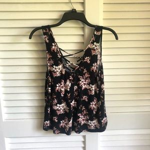 American Eagle Floral Tank